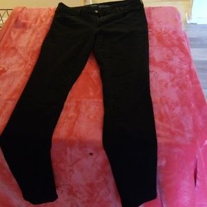 Old Navy rockstar midrise black skinny jeans